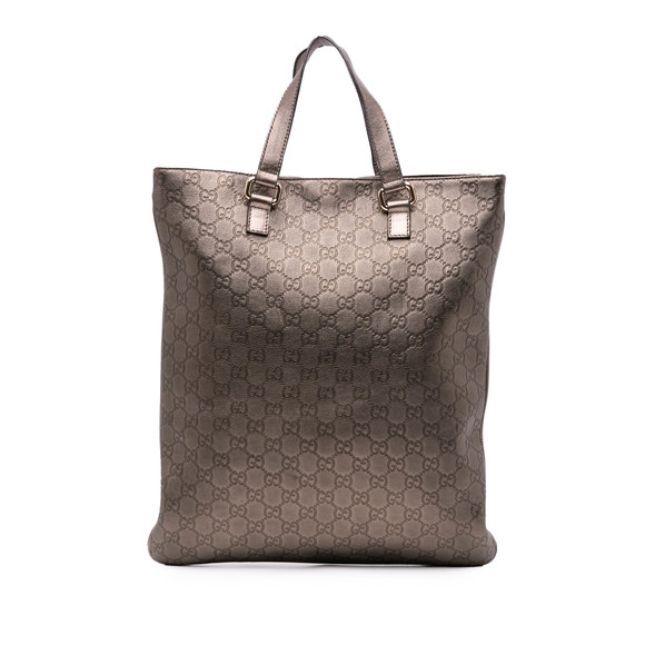 Pre-Loved Gucci Metallic Guccissima Tote - Picture 1 of 11